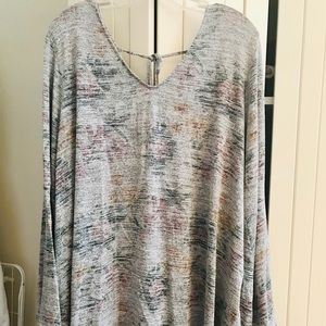 Plus Size stretchy knit top